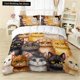 thumbnail image 1 of Cute Cartoon Kitten All Season Bedding Set, Soft Comfortable And Breathable Duvet Cover 1*Duvet Cover + 2*Pillowcase Bed Sheets, 1 of 5