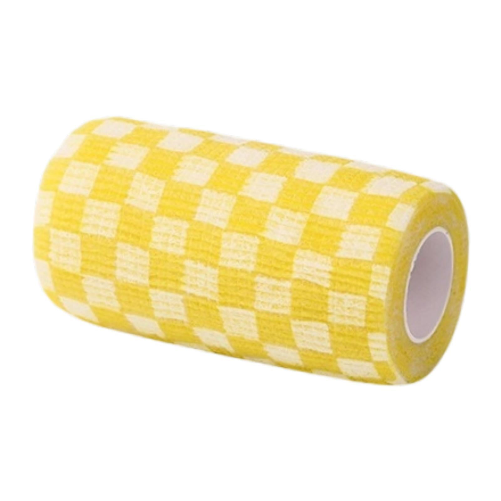 Magideal - Vendajes Para Patas De Perro, Banda Elástica De Protección Para Patas, Cómodos, Transpirables, Protección Para Patas De Pájaros, Caballos, Animales Pe 10 Cm Amarillo