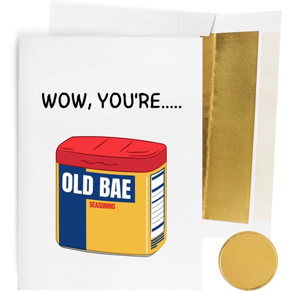 Tarjeta de Felicitación GIFTING GIGGLES 13 cm 5×7 " Retro