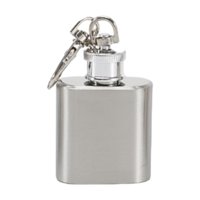 Ioensy - Frasco De Acero Inoxidable, Botella Pequeña, Petaca Para Acampar, Viajar, Boda, Cuadrado