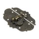 thumbnail image 3 of Uxcell Pestillo de Cierre, 76 x 56mm Decorativo Retro con Brazo Oscilante, Bronce, 3 of 6