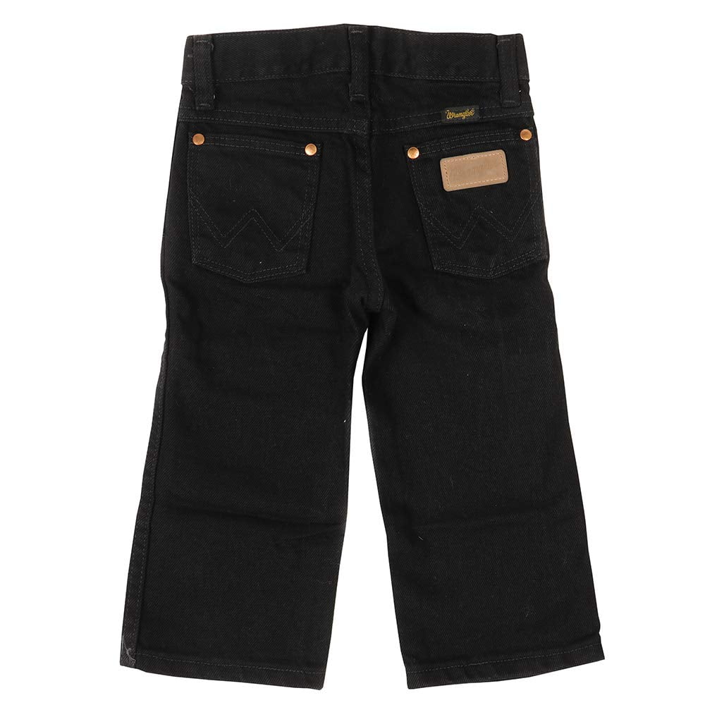 Jeans Wrangler 13mwz Corte Vaquero Ajuste Original Negro 16 Slim