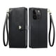 thumbnail image 1 of Funda Billetera con Cierre para [iphone 14 Pro] con Tarjetero, Soporte y Correa de ManoNegro, 1 of 5