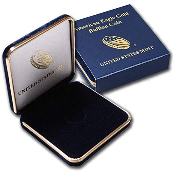 Caja de presentación CoinFolio para moneda American Gold Eagle de 1/10 oz