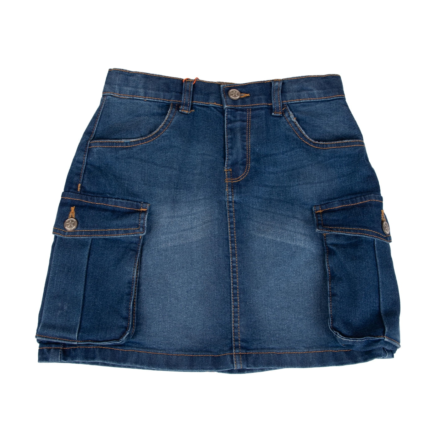 Falda Niña Azul Pillin