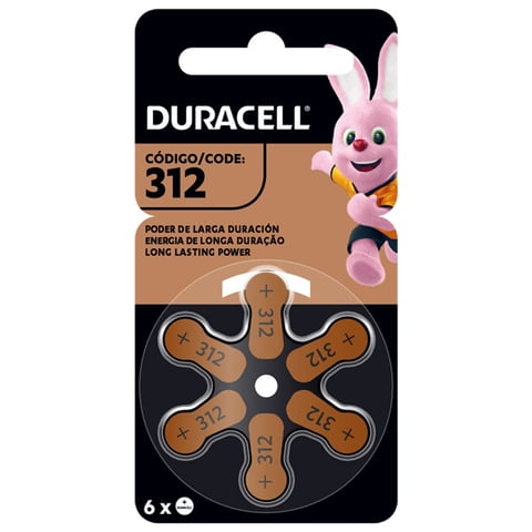 Pila Audifono Dur312 Blister X6 Duracell