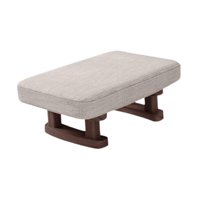 Magideal - Taburete Pequeño Y Bajo, Rectangular, Otomano, Con Escalón Corto, 16X12X7 Pulgadas, Reposapiés Suave Y Cómodo Con Patas De Madera Para Balcón, Entrada Color Llano