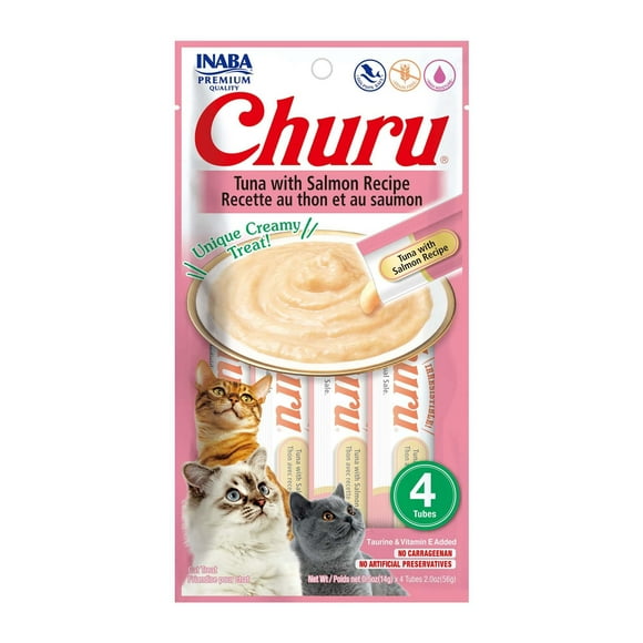 Puré Cremoso Gato Adulto Sabor Atún y Salmón Sachet, 56 g