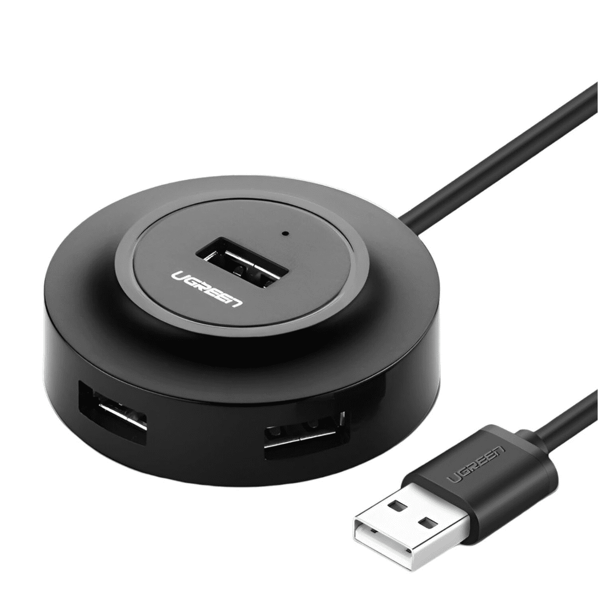 Hub Usb 2.0 A A 4 Puertos Usb 2.0 A Negro Ugreen