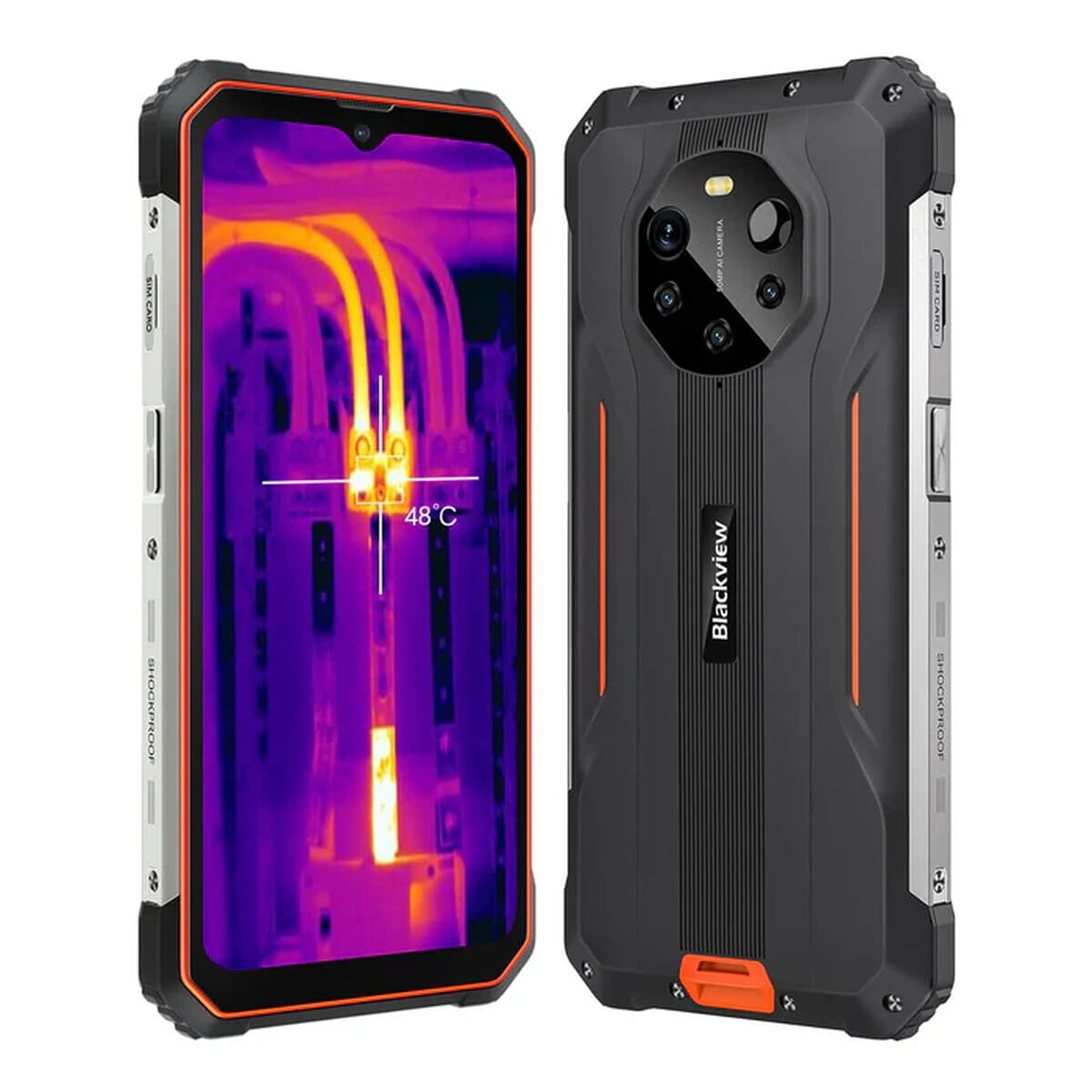 Smartphone Blackview Bl8800 Pro 5g 8gb 128gb Cámara Térmica