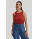 thumbnail image 1 of Polera Mujer Recogido Costado Terracota, 1 of 8