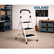 thumbnail image 4 of Escalera De Tijera Plegable Escala 3 Peldaños Antideslizante Blanco, 4 of 5