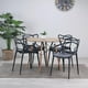 thumbnail image 2 of Comedor Mesa Redonda Shanna 100cm + 4 Sillas Masters negro, 2 of 8