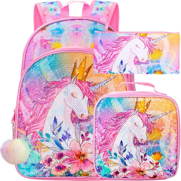 3PCS Dinosaur Backpack for Boys, 16”Kids Bookbag with Lunch Box, School Bag for Elementary Toddler