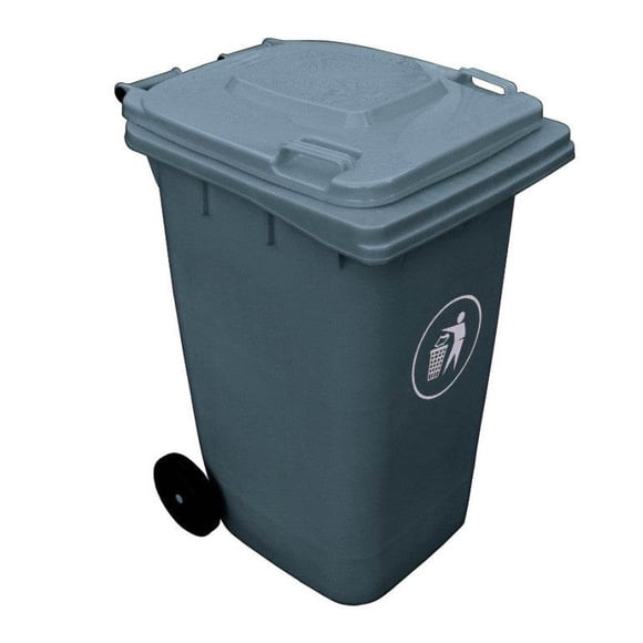 Contenedor Basura 240 Litros Gris