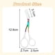 thumbnail image 4 of Tijeras De Acero Inoxidable De Color Para Cejas Con Peine, Tijeras Para Recortar Cejas, Herramienta De Maquillaje Para Recortar Cejas, Peine, 4 of 4