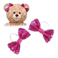 Build A Bear - 2 Moños Fucsia Build-A-Bear