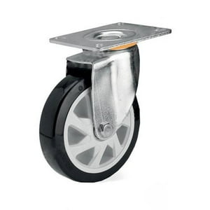 Supo - Z05 Pu Rueda Giratoria Base Plana 150Mm