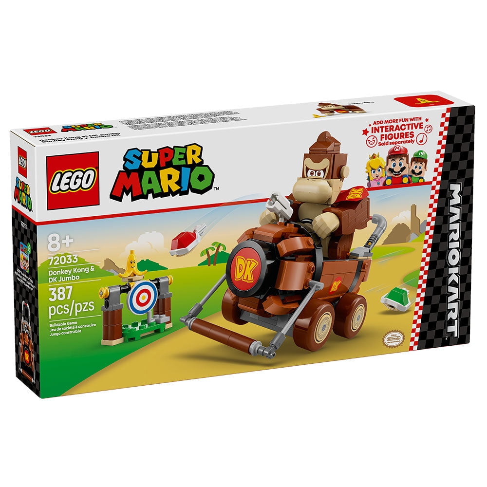 Lego - Bloques De Construcción Mario Kart: Donkey Kong Y Jumbo Dk