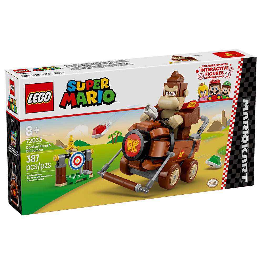 Lego - Bloques De Construcción Mario Kart: Donkey Kong Y Jumbo Dk