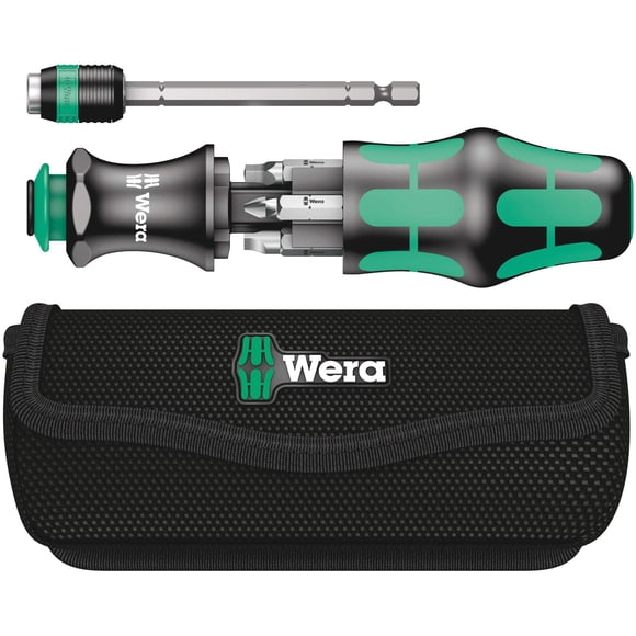 Destornillador Wera KK 26 7 en 1 con soporte de punta extraíble