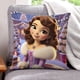 thumbnail image 1 of Princesa Sofía Fundas de almohada de terciopelo con tema, regalos de funda de almohada, decoración para el hogar, cojín de lanzar, regalo de cumpleaños para fans y parejas.50*50cm., 1 of 6