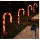 thumbnail image 1 of Pack 5 Bastones de navidad Decoracion Navideña Estaca Solar 25 cm, 1 of 2