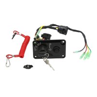 Magideal - Interruptor De Llave De Un Motor 704825701200 Kit De Interruptor De Control Reemplazar 704825701100 70482570 704825700800 Panel De Montaje Apto P