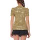 thumbnail image 3 of INSPIRE CHIC Camiseta Casual de Mujer con Brillo, Cuello Redondo, Manga Abullonada, Elástica, Talla XL, Dorado, 3 of 7
