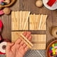 thumbnail image 5 of StesoSHOP 200 piezas de palitos de madera de tamaños variados para manualidades, 5 of 6