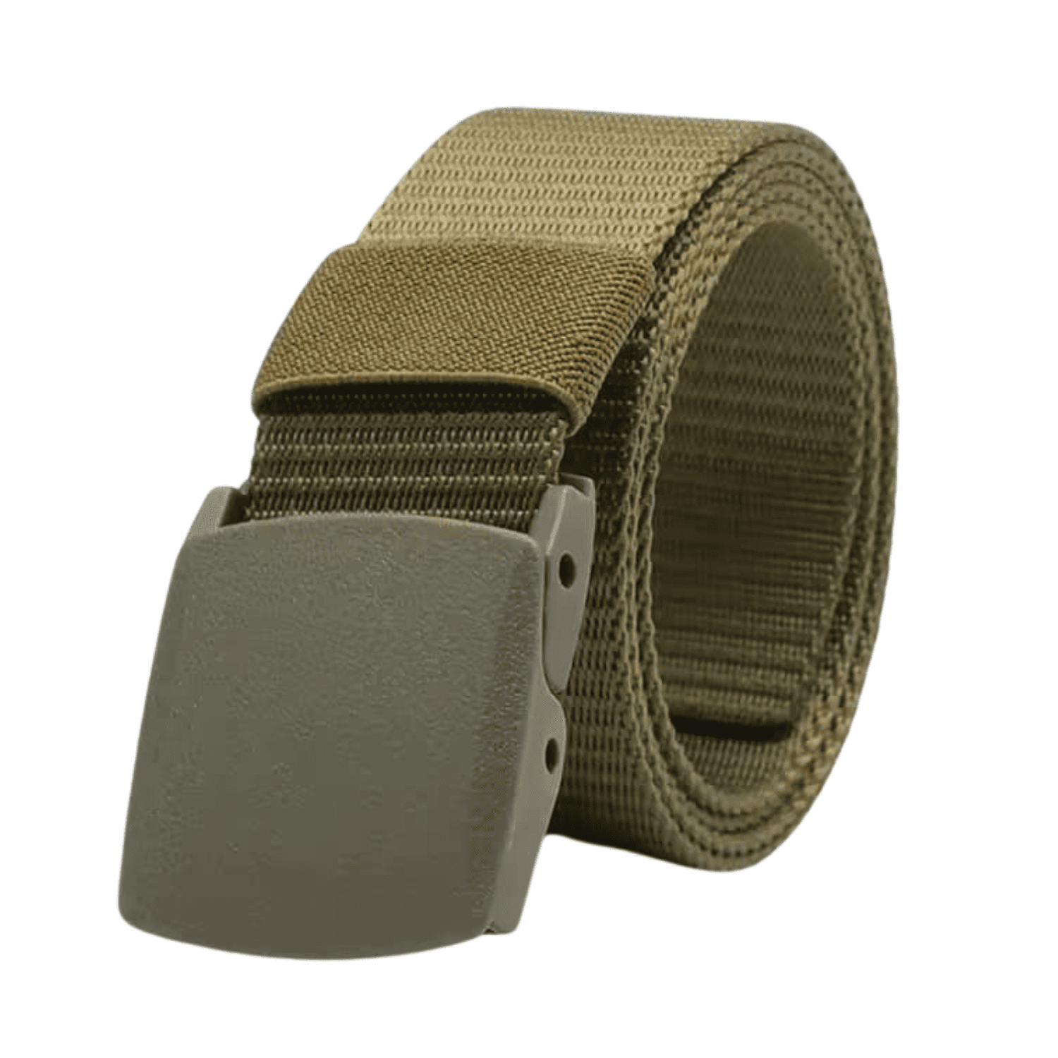Genérico - Cinturón Nylon Lona Táctico Ajustable Hebilla De Plastico