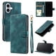 thumbnail image 1 of Funda Cartera para iPhone 16 Tapa con Ranuras, Soporte y Correa Verde, 1 of 5