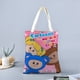 thumbnail image 2 of Mother Goose Club Bolso de tela con estampado de lienzo para mujer, bolsa de compras reutilizable y estética, con cremallera interior, regalo para mujer,38*45cm., 2 of 6