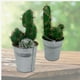 thumbnail image 3 of Cactus Artificial Verde Artesanal Hogar Y Decoración, 3 of 3