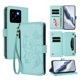 thumbnail image 1 of Funda Cartera Mariposa para [Xiaomi 14] con Soporte y Cremallera Verde menta, 1 of 6