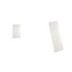 thumbnail image 1 of El panel francés blanco de la cortina de puerta 2pcs para las puertas de cristal de desplazamiento del patio de la sala, 1 of 3