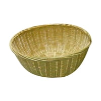 Bothyi - Cesta Redonda Para Servir Alimentos Para Refrigerador Centro De Mesa Exhibición Restaurante 24 Cm X 8 Cm