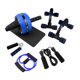 thumbnail image 5 of Rueda De Rodillo Para Abdominales, Conjunto De Equipo De Fitness Para Interiores, Expansor De Pecho Para Entrenamiento De Gimnasio En Casa, Azul, 5 of 5