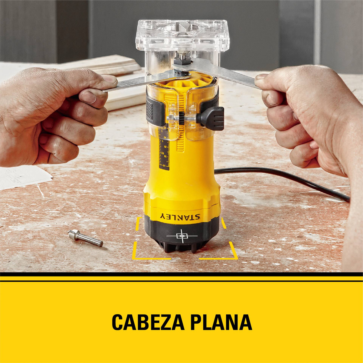 Rebajadora 550W 1/4 Stanley St55-B2C