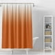 thumbnail image 1 of 1pc Gradual Color Bathroom Shower Curtain Set With 12 Hooks, Shower Curtain Liner, 71" W X 71" H, Waterproof, Durable And Sturdy, Non-Toxic, Black/Dark Blue/Purple/Orange/Blue, 1 of 5