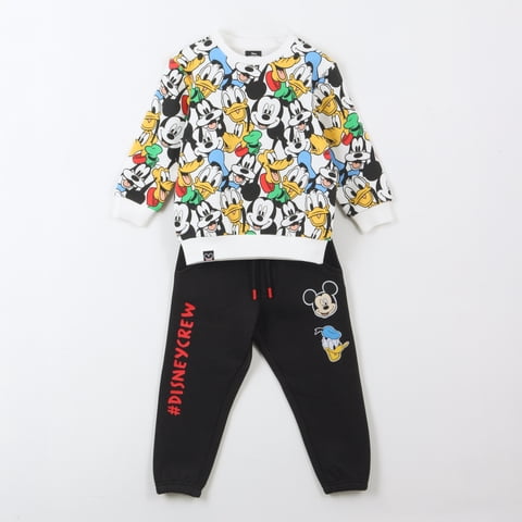 Conjunto Buzo Niño Print Mickey & Friends Blanco Disney
