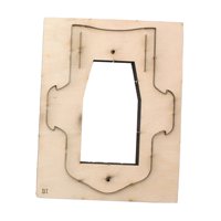 Magideal - Plantillas De Bolsas De Tarjetas Troqueles De Corte De Cuero Artesanía De Cuero De Madera Molde De Corte De Cuero Plantilla De Fabricación De Reglas