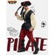 thumbnail image 2 of Set de disfraz de pirata para hombre Spooktacular Creations, tamaño mediano, color beige, 2 of 8