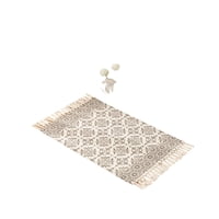 Genérico - Alfombra De Lino 60X90 Cm Para Bajada De Cama V4