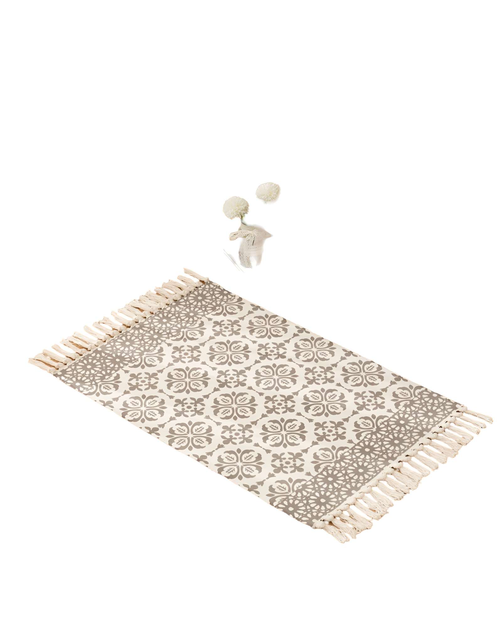 Genérico - Alfombra De Lino 60X90 Cm Para Bajada De Cama V4