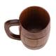 thumbnail image 5 of Vaso de cerveza de madera natural, retro, de gran capacidad, para té y agua, clásico, con asa, 5 of 8