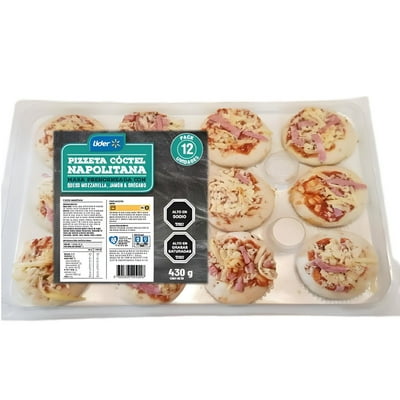 Pizzeta Coctel Napolitana 12 Un 430 G Lider