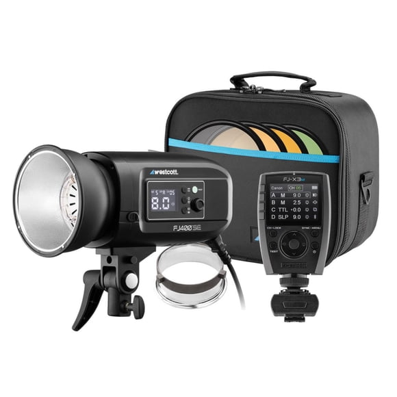Studio Strobe Westcott FJ400-SE 400 W con disparador FJ-X3 M Sony