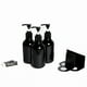 thumbnail image 3 of Set de Dispensadores Negros con Soporte de Pared, 3 of 8