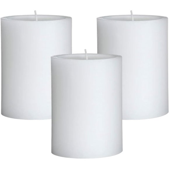 Vela Mister Candle 8 cm x 10 cm, paquete de 3, citronela